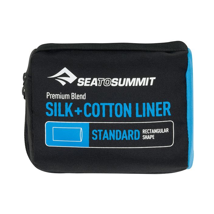Sea to Summit Silk/Cotton Căptușeală de călătorie albastru marin ASLKCTNSTDNB 2