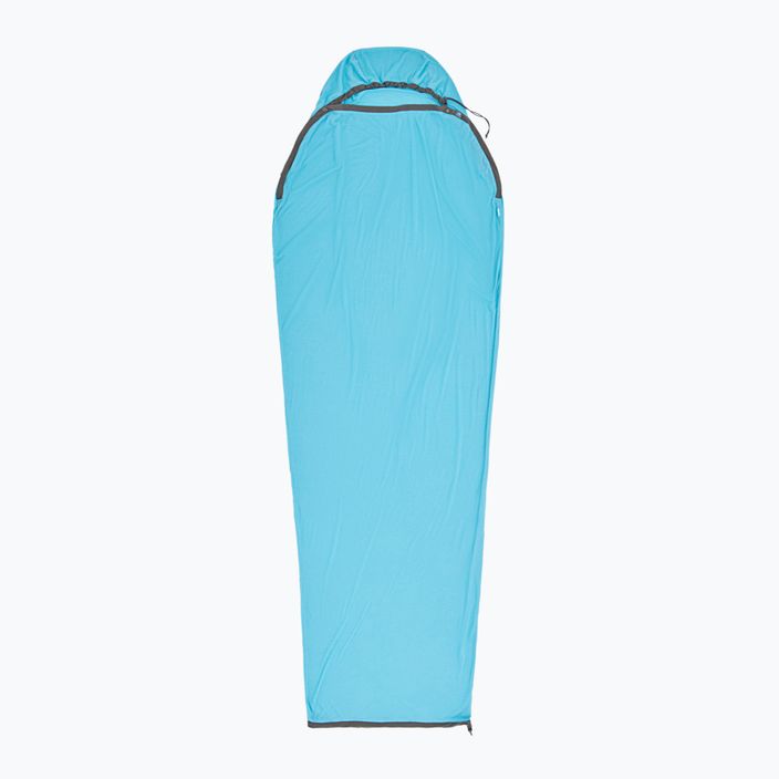 Sea to Summit Breeze Breeze Sleeping Bag Liner Mummy standard atoll blue/beluga