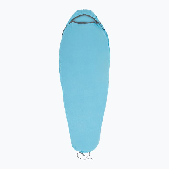 Sea to Summit Breeze Breeze Sleeping Bag Liner Mummy standard atoll blue/beluga 2
