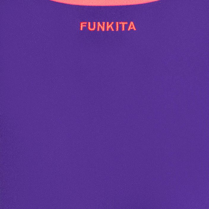 Costum de înot dintr-o piesă pentru femei Funkita Single Strap One Piece purple punch 4
