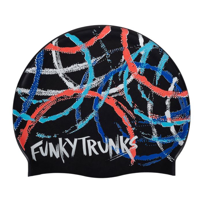FUNKY TRUNKS Șapcă de înot din silicon negru FT997143200 2