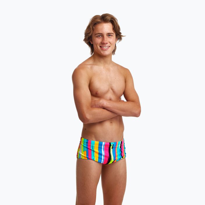 Pantaloni de baie pentru copii Funky Trunks Sidewinder Boxeri de înot colorați FTS010B7148128 6