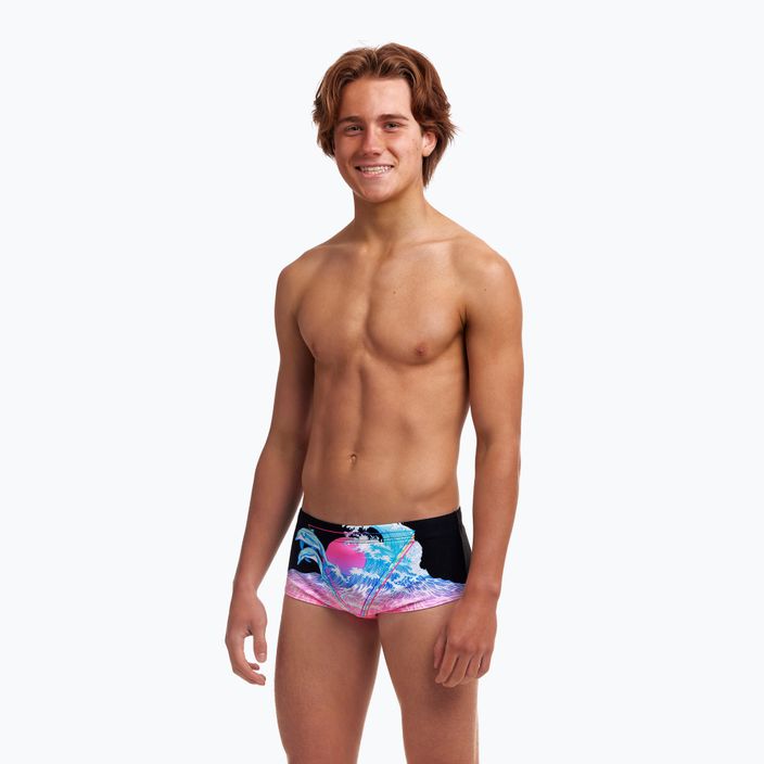 Pantaloni de baie pentru copii Funky Trunks Sidewinder Boxeri de înot colorați FTS010B7155828 6
