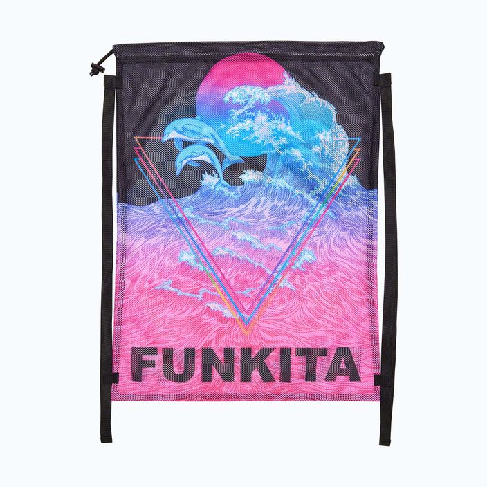 Funkita Mesh Gear Bag roz și negru FKG010A7131700