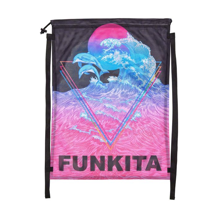 Funkita Mesh Gear Bag roz și negru FKG010A7131700 2