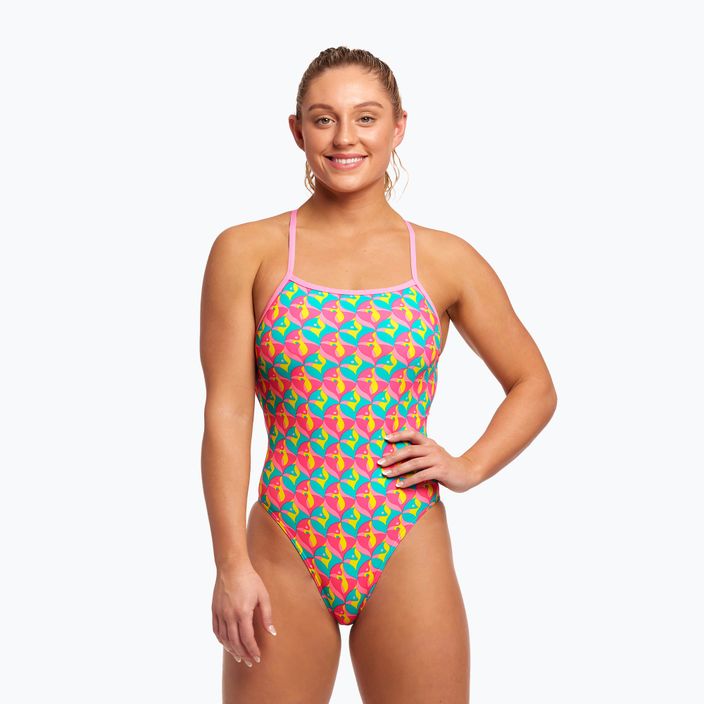 Funkita costum de baie pentru femei costum de baie dintr-o bucată Strapped In One Piece foxy friends 6