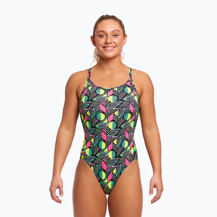 Costum de baie o singură piesă pentru femei Funkita Diamond Back One Piece dot matrix 5