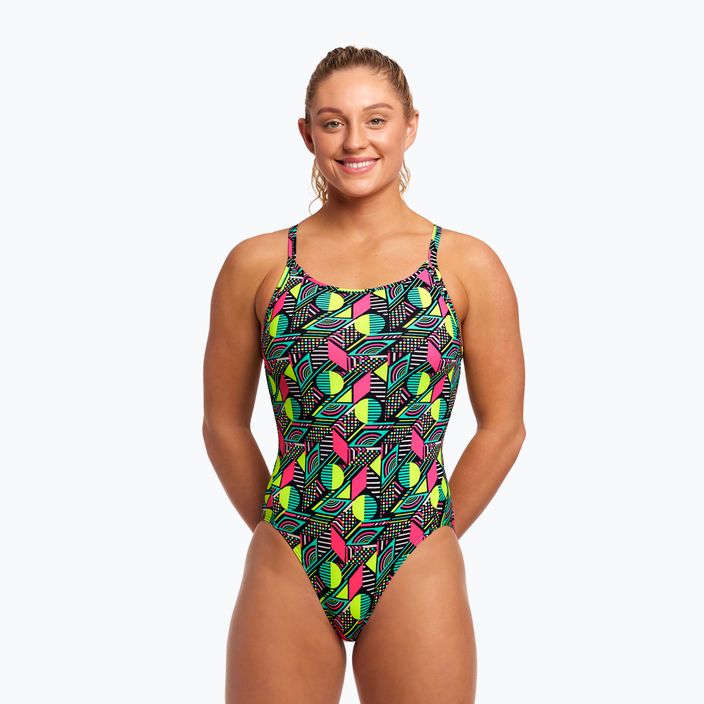 Costum de baie o singură piesă pentru femei Funkita Diamond Back One Piece dot matrix 6