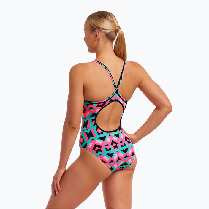 Costum de baie o singură piesă pentru femei Funkita Diamond Back One Piece pătrat vechi 3