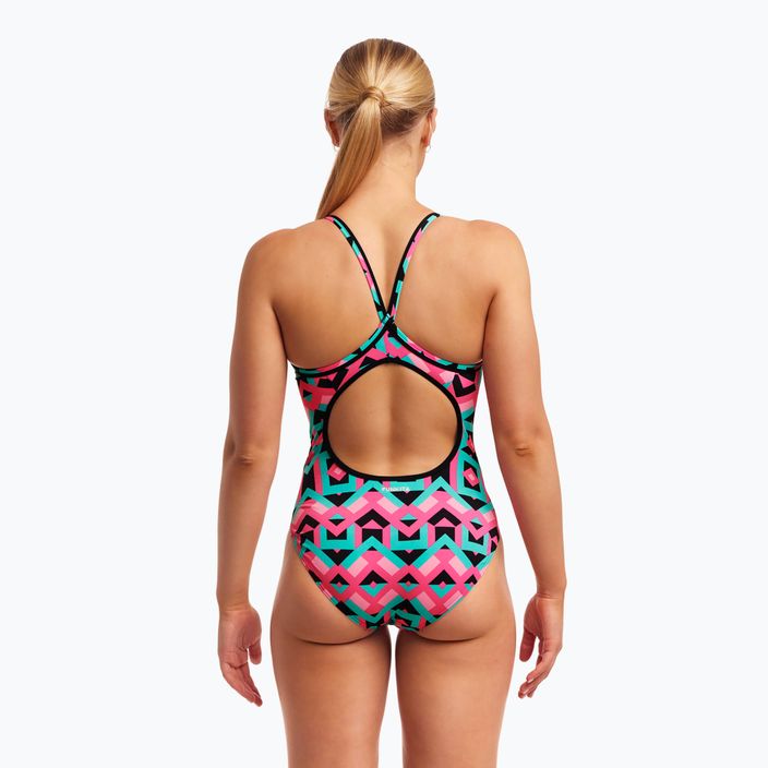 Costum de baie o singură piesă pentru femei Funkita Diamond Back One Piece pătrat vechi 4