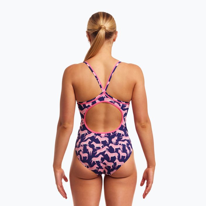 Costum de baie o singură bucată pentru femei Funkita Diamond Back One Piece dungi dulci 4