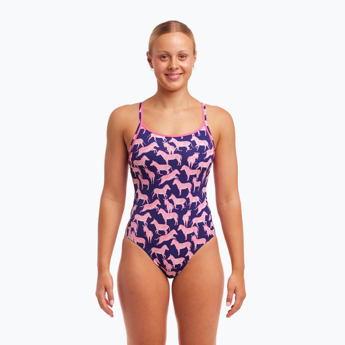 Costum de baie o singură bucată pentru femei Funkita Diamond Back One Piece dungi dulci 5