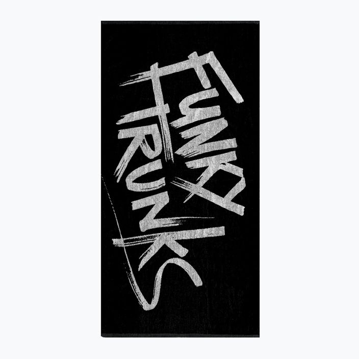 Funky Trunks Prosop din bumbac Jacquard etichetat negru 4