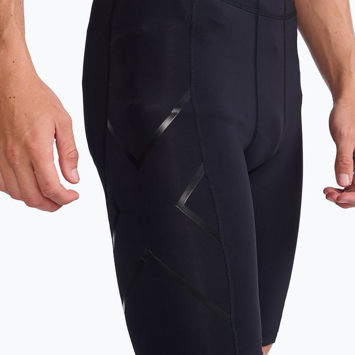 Pantaloni scurți de antrenament 2XU Core Compression pentru bărbați, negru MA3851B 4
