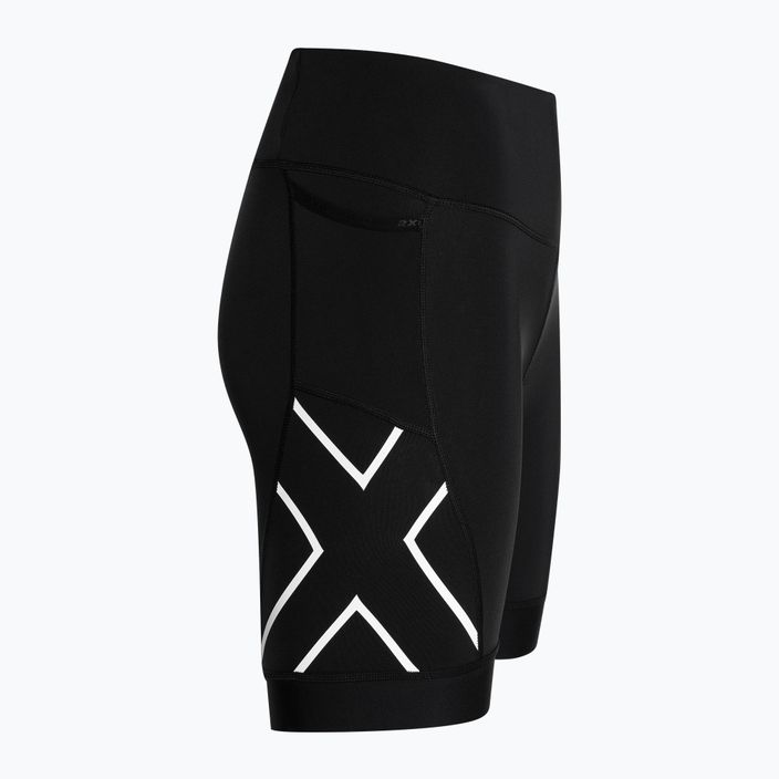 Pantaloni scurți de triatlon pentru femei 2XU Core Tri negru/alb 5