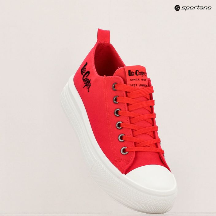 Pantofi pentru femei Lee Cooper LCW-24-44-2463 roșu 11
