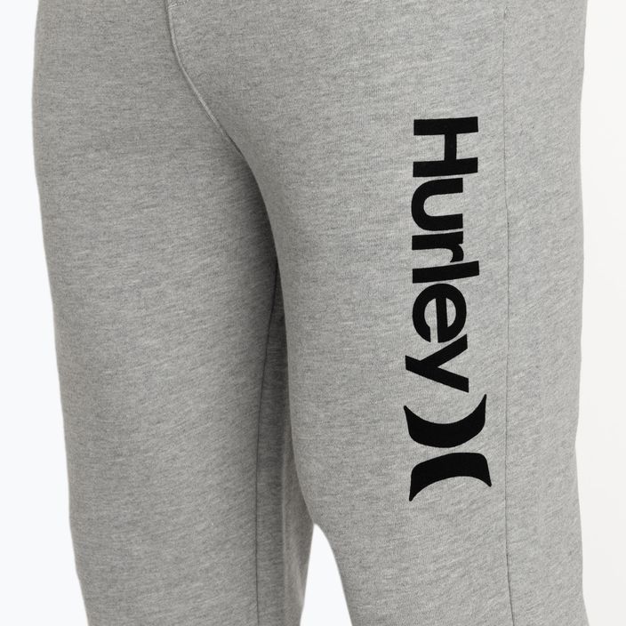 Pantaloni pentru bărbați Hurley O&O Track dark heather grey 3