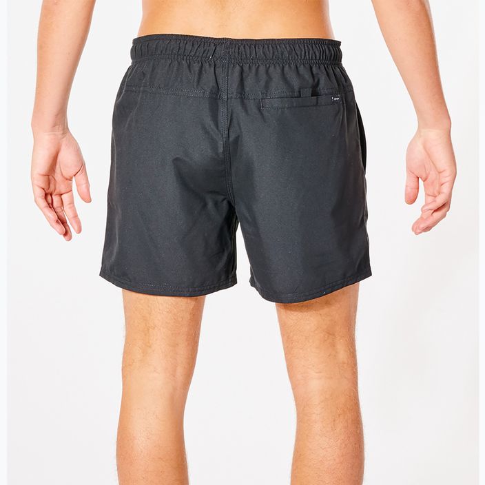 Pantaloni scurți de baie Rip Curl Offset Volley pentru bărbați negru CBOLQ4 2