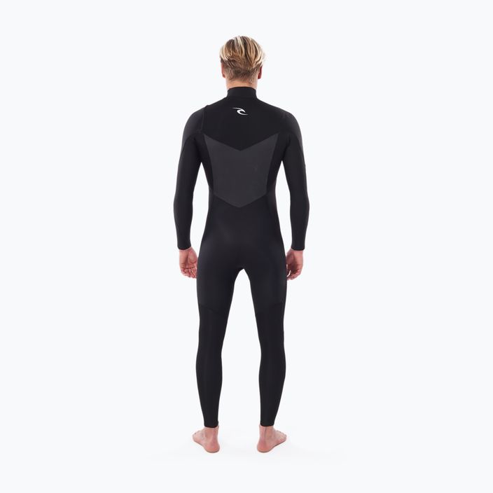 Costum de înot pentru bărbați Rip Curl Dawn Patrol 4/3mm negru WSM9CM Wetsuit de înot 8