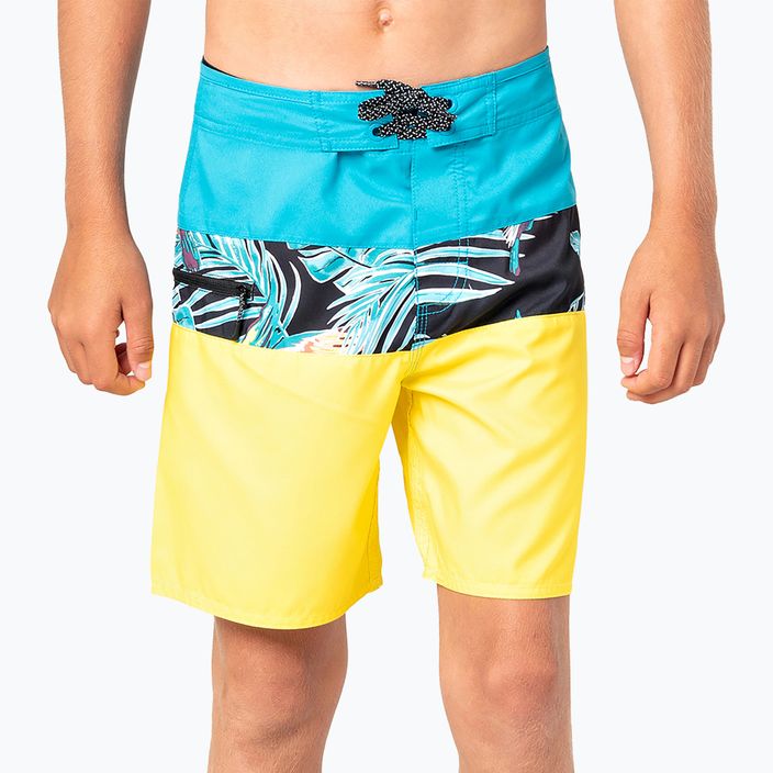 Rip Curl Undertow pantaloni scurți de înot pentru copii albastru și galben KBOGI4 6