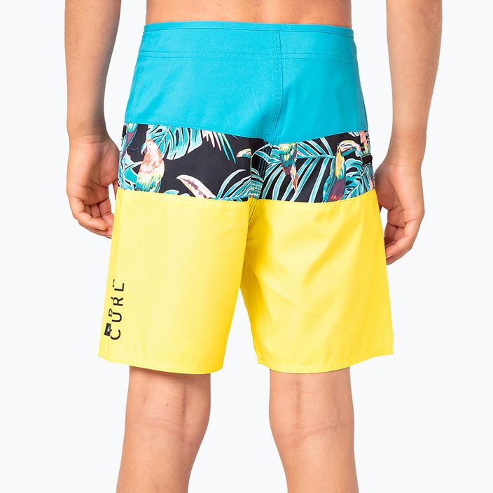 Rip Curl Undertow pantaloni scurți de înot pentru copii albastru și galben KBOGI4 7