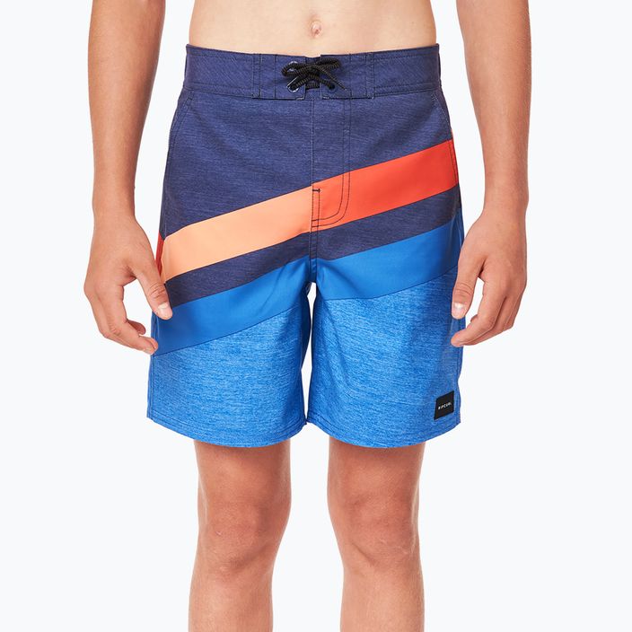Pantaloni scurți de înot pentru copii Rip Curl Invert Semi-Elasticated 15' Boardshort albastru marin KBOGU4