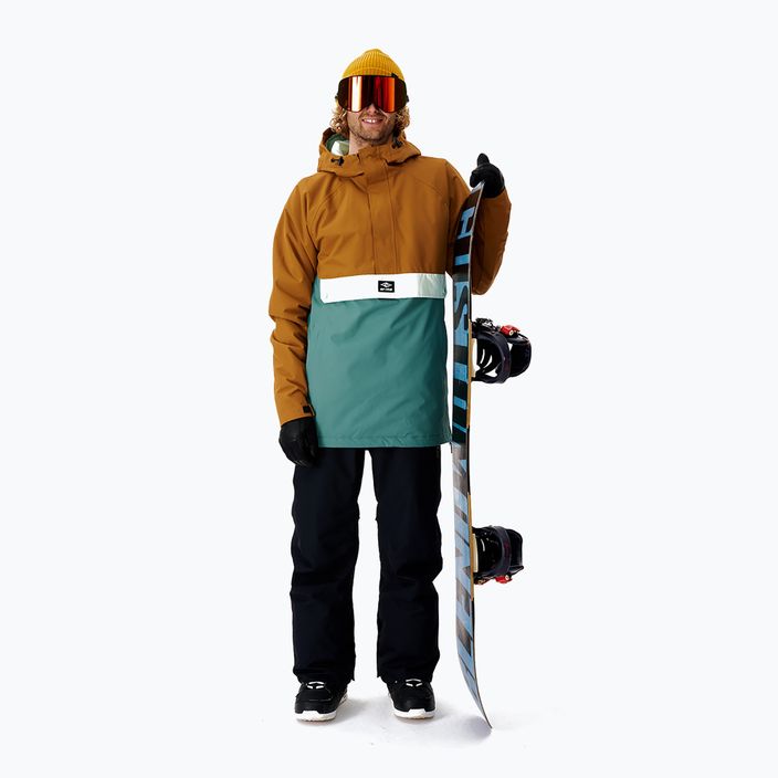 Jachetă de snowboard pentru bărbați Rip Curl Primative maro-verde 000MOU 146 6