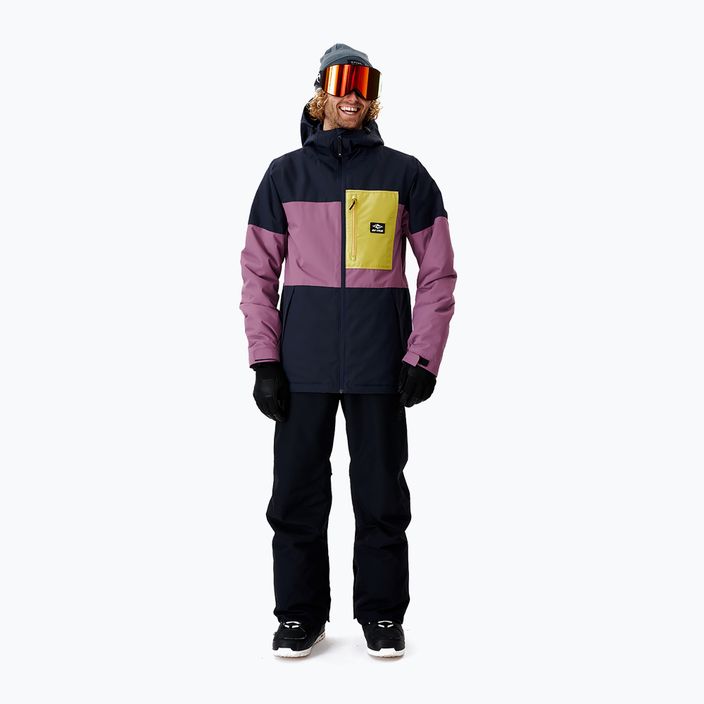 Rip Curl Notch Up jachetă de snowboard pentru bărbați albastru marin și violet 005MOU 49 4