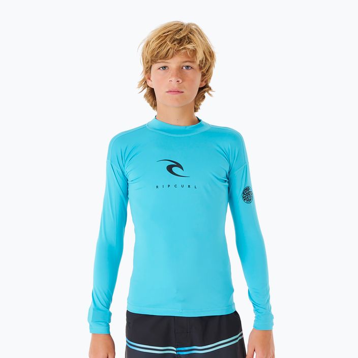 Tricou de înot pentru copii Rip Curl Corps Rash Vest 70 albastru 11MBRV