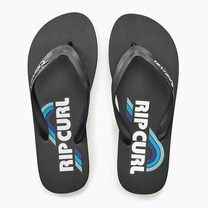 Papuci pentru bărbați Rip Curl Surf Revival Logo Open Toe 6244 negri 19YMOT 11