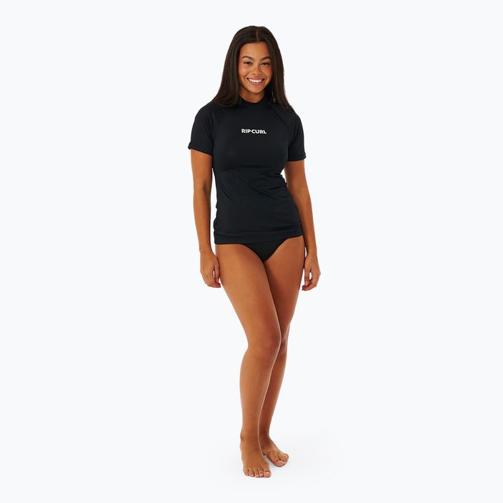 Tricou de înot pentru femei Rip Curl Classic Surf Upf Rashguard SS black 2