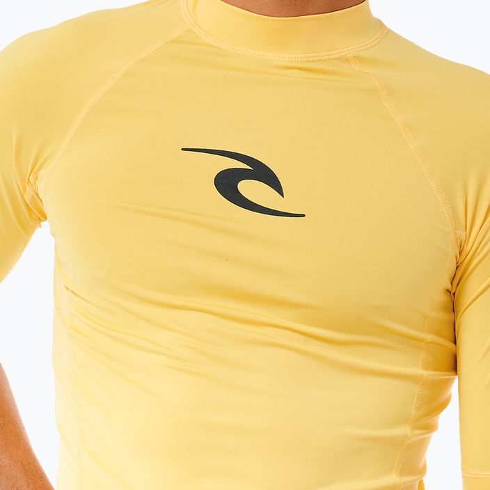 Tricou de înot pentru bărbați Rip Curl Waves Upf Perf S/S yellow 6