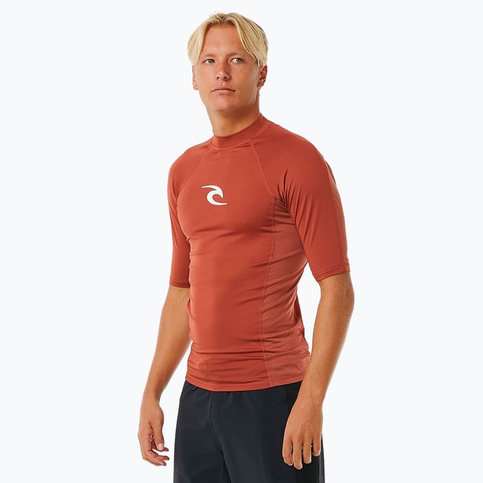Tricou de înot pentru bărbați Rip Curl Waves Upf Perf S/S red 3