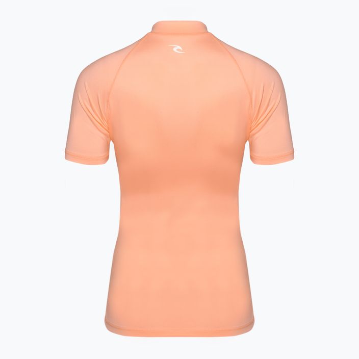 Tricou de înot pentru femei Rip Curl Classic Surf Upf Rashguard SS bright peach 2