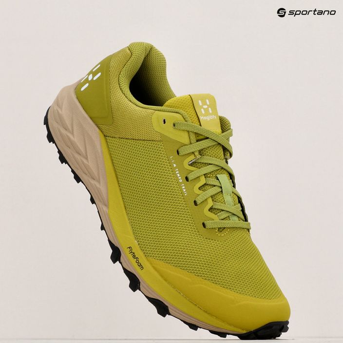 Pantofi de alergare pentru bărbați Haglöfs L.I.M Tempo Trail Low lime green/aurora 9