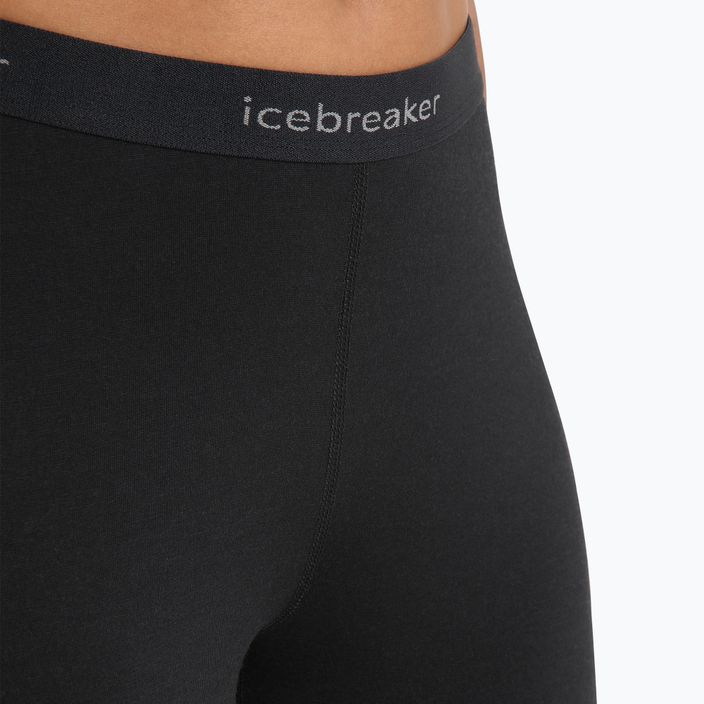 Pantaloni termici pentru femei icebreaker 200 Oasis Legless negru 104382 4