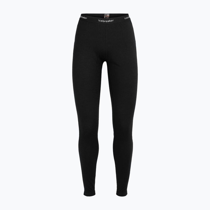 Pantaloni termici pentru femei Icebreaker 200 Oasis 001 negru IB1043830011 4