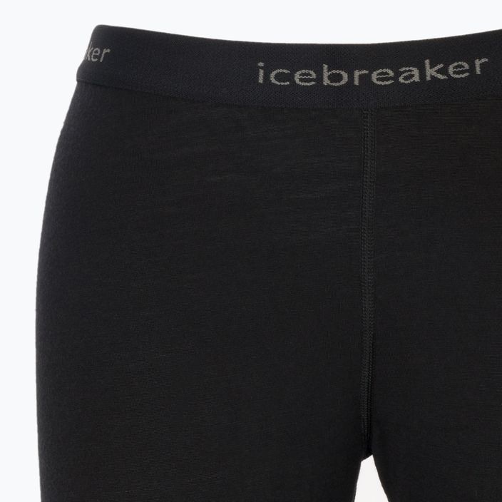 Pantaloni termici pentru femei Icebreaker 200 Oasis 001 negru IB1043830011 3