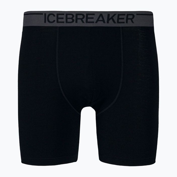 Boxeri pentru bărbați Icebreaker Anatomica 001 negru IB103029010101