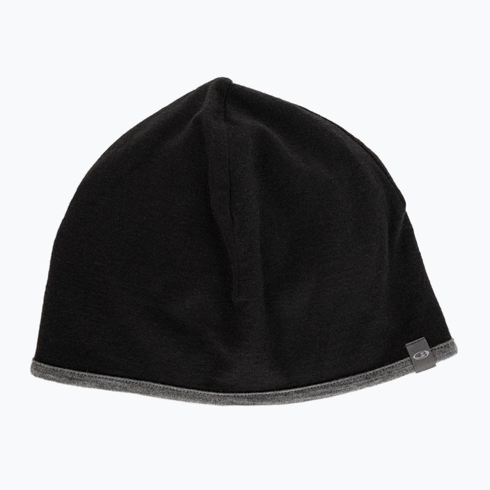 Icebreaker Pălărie de iarnă cu buzunare negru/gritstone hthr 5