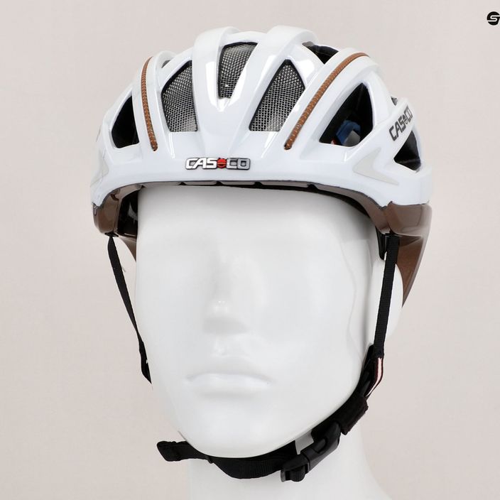 Cască de bicicletă  CASCO Cuda 2 Strada white/mocca 9