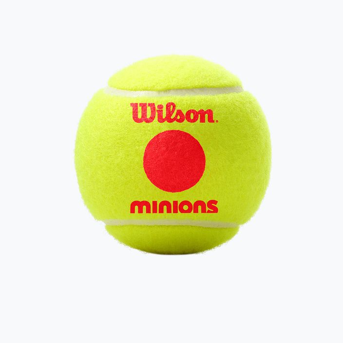 Set de mingi de tenis pentru copii - 3 bucăți. Wilson Minions Stage 3 galben WR8202701 3