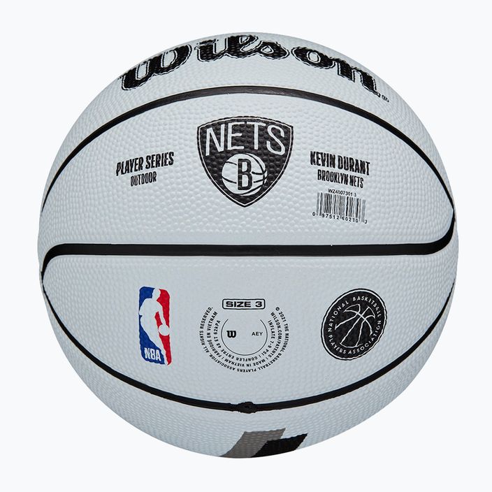 Wilson NBA Player Icon Mini Durant baschet WZ4007301XB3 mărimea 3 6
