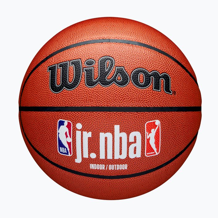 Minge de baschet Wilson NBA JR Fam Logo Indoor Outdoor brown mărime 7