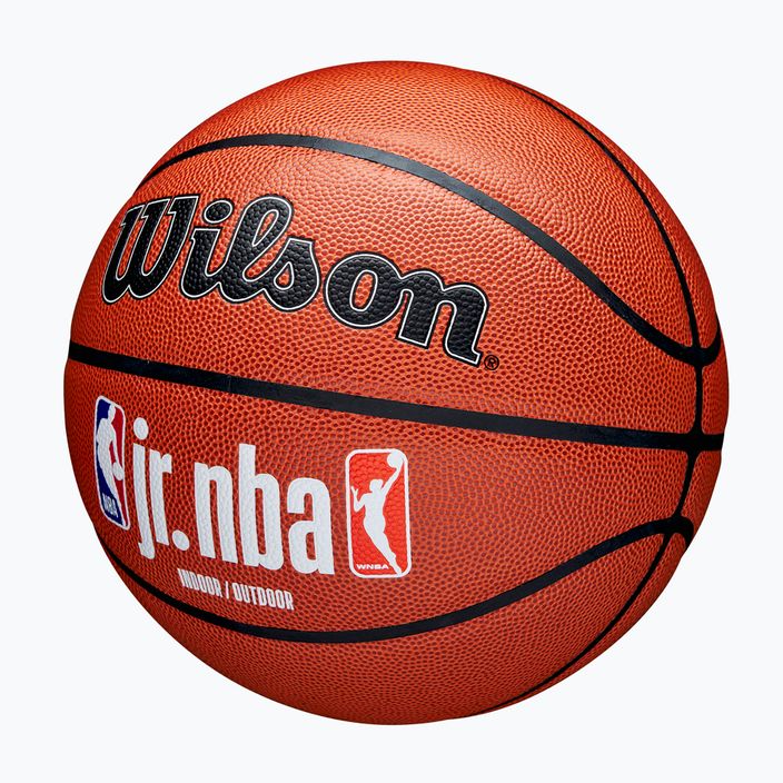 Minge de baschet Wilson NBA JR Fam Logo Indoor Outdoor brown mărime 7 3