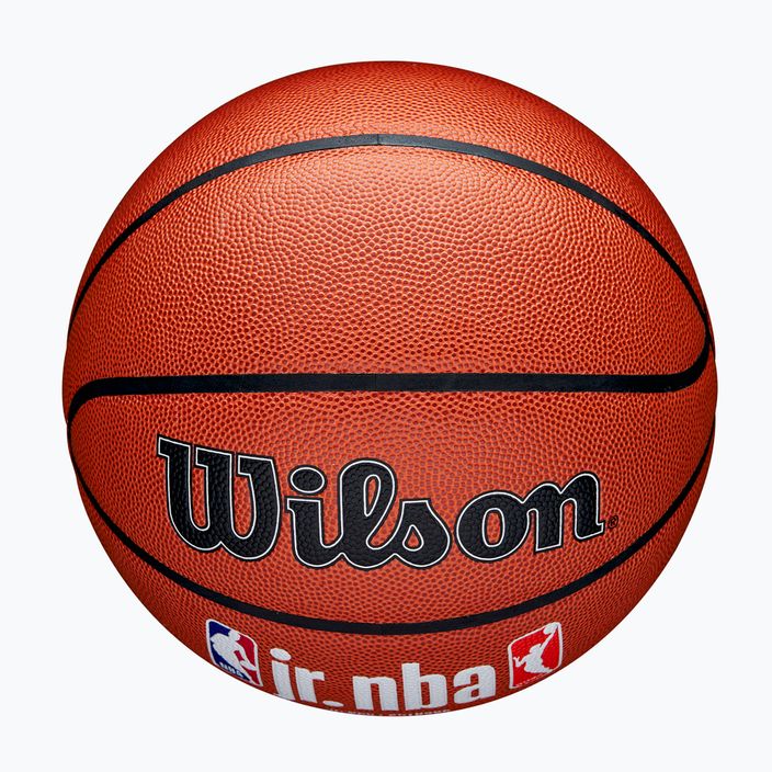 Minge de baschet pentru copii Wilson NBA JR Fam Logo Indoor Outdoor brown mărime 5 4