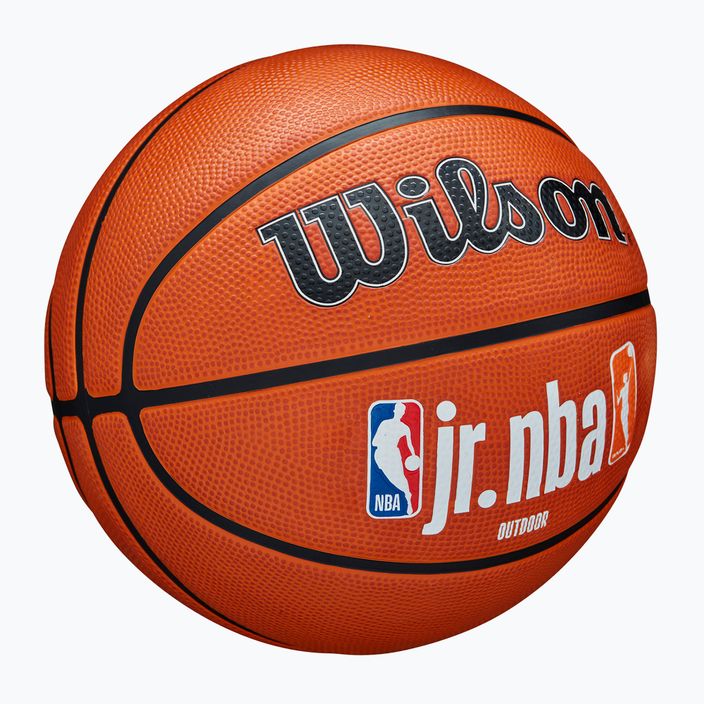 Minge de baschet Wilson NBA JR Fam Logo Authentic Outdoor brown mărime 7 2