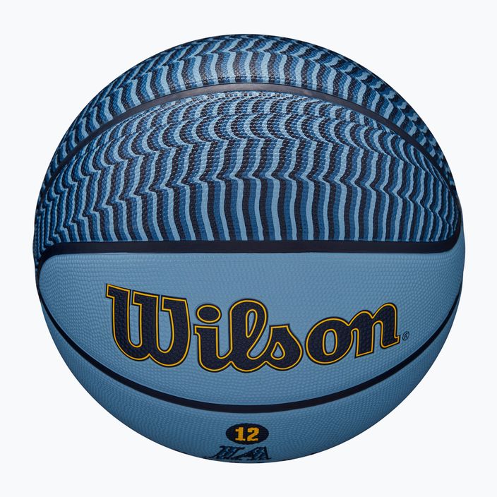 Minge de baschet Wilson NBA Player Icon Outdoor Morant blue mărime 7 4