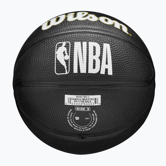 Wilson NBA Tribute Mini Golden State Warriors baschet WZ4017608XB3 mărimea 3 7