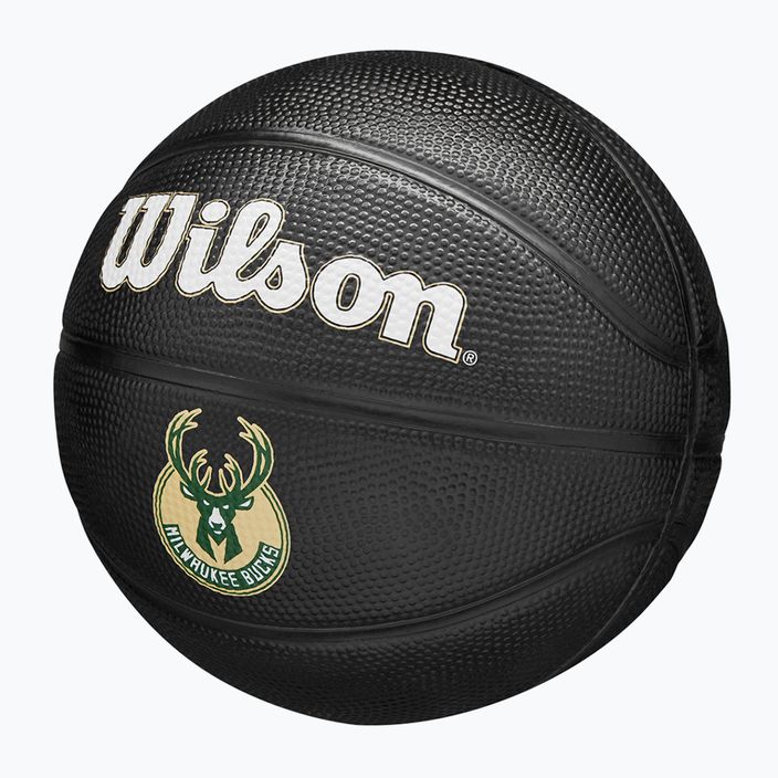 Wilson NBA Team Tribute Mini Milwaukee Bucks baschet WZ4017606XB3 mărimea 3 3
